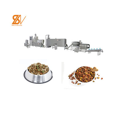 PLC kontrolü ile tamamen otomatik paslanmaz çelik köpek maması yapma makinesi