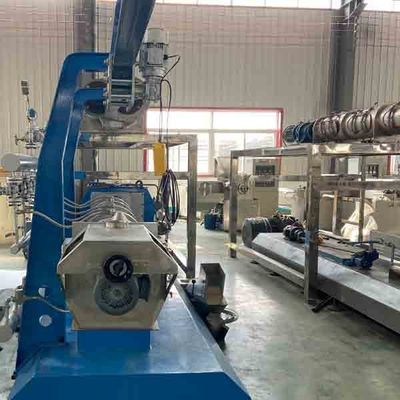 Üç Fazlı 250KG/S Evcil Hayvan Maması Makinesi Hava Konveyörü İle