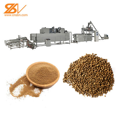 SS304 Balık Yemi Ekstrüderi 200-260kg/Saat Balık Yemi Yapma Makinesi