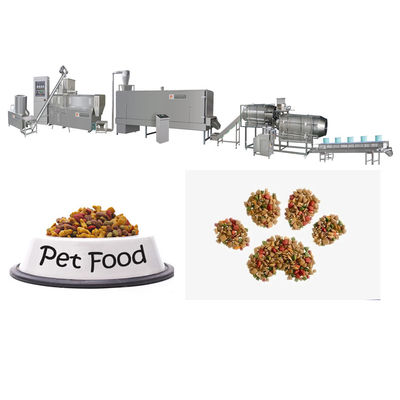 Tamamen Otomatik Gıda Sınıfı Evcil Hayvan Maması İşleme Ekipmanları Makul Tasarım