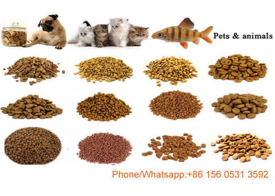 Yüksek Kapasiteli Balık Yemleri İşleme Makinesi 100-3000 Kg/s Kapasite