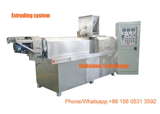 Endüstriyel Köpek Yiyeceği Ekstrüzörü, Paslanmaz Çelik Hayvan Yemleri İşleme Makinesi