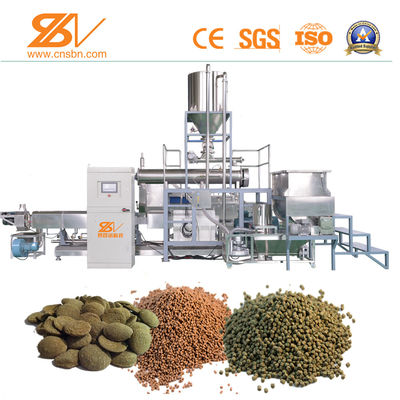 Fish Food Production Line Animal Feeding Equipment Siemens Motor Band