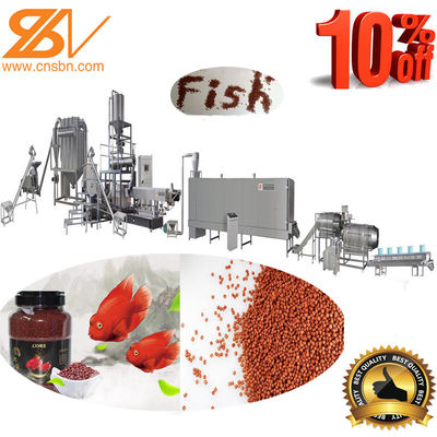 Evcil hayvanlar için balık yemleri ekstrüser makinesi üretim hattı, köpek maması ekstrüser makinesi