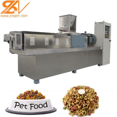 Köpek / kedi / balık için kuru Kibble Pet Food Extruder Makineleri Üretim hattı