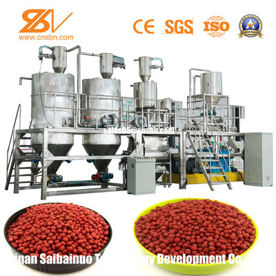 Kuru Islak Tip Yüzen Hayvan Yemi İşleme Ekipmanları / Balık Yemi Makinesi 1-5T / H