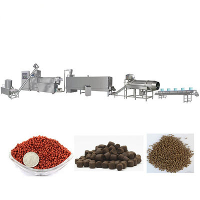 1 ton Pet Dog Cat Food Extruder Processing Plant Üretim hattı ekipmanları