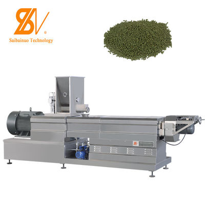 Şişirilmiş Kibble 95KW 150kg/H köpek ıslak ekstrüder