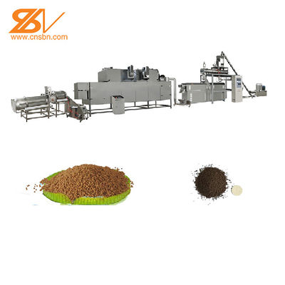 2-3 TPH Yüzen Balık Yemleri Ekstrüder Paslanmaz Çelik 201 Malzeme