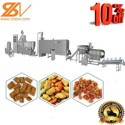 200-260kg/h Pet Food Production Line Dog Food Making Machine 20 Years Experience