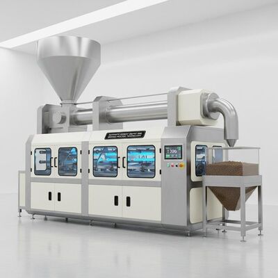 Verimlilik İçin Otomatik Enerji Tasarrufu Kurutma Teknolojisi İçeren 1200 Kg Evcil Hayvan Maması Makinesi