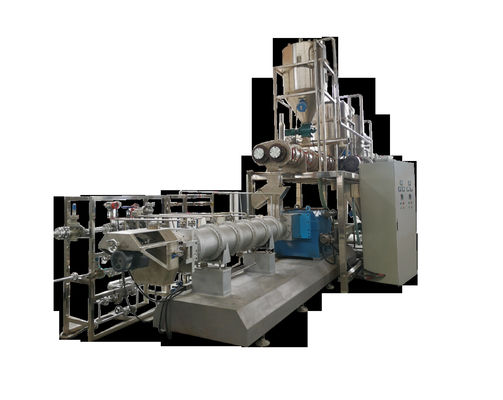 Otomatik Kuru Evcil Hayvan Maması Makinesi Köpek Kedi Balık Yemi Pelet Atıştırmalık Gıda Ekstrüderi