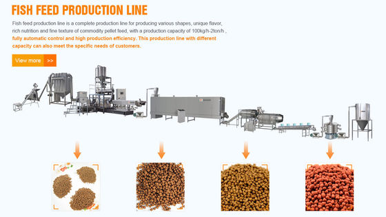 Çok fonksiyonel Balık Beslenme Karides Beslenme Makinesi Extruder